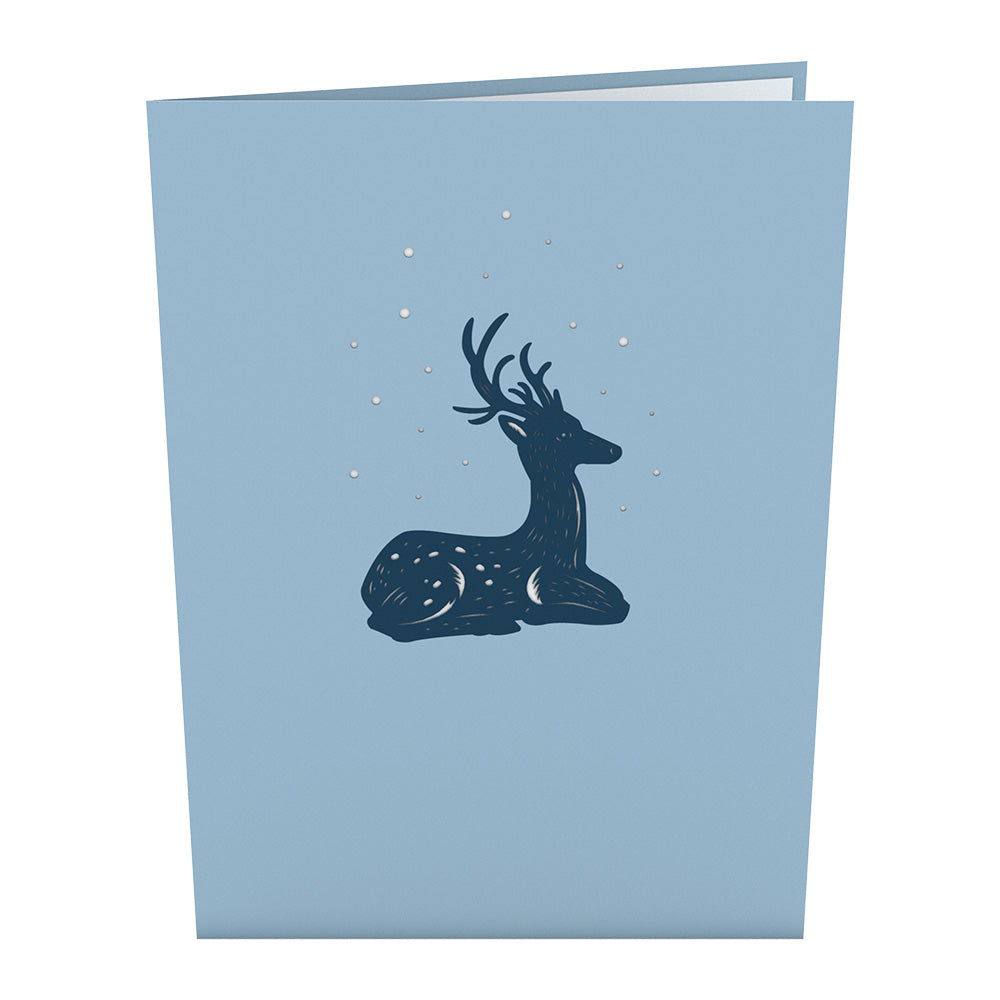 Winter Woodland Animals Pop-Up Card