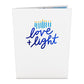 Love + Light Menorah Pop-Up Card
