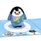 Pancake the Penguin Card with Pop-Up Gift