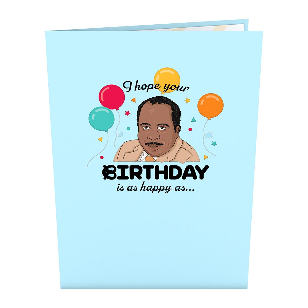 The Office Pretzel Day Birthday Pop-Up Card