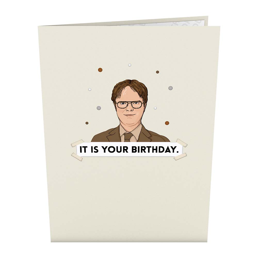 The Office It is Your Birthday Pop-Up Card