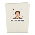 The Office It is Your Birthday Pop-Up Card