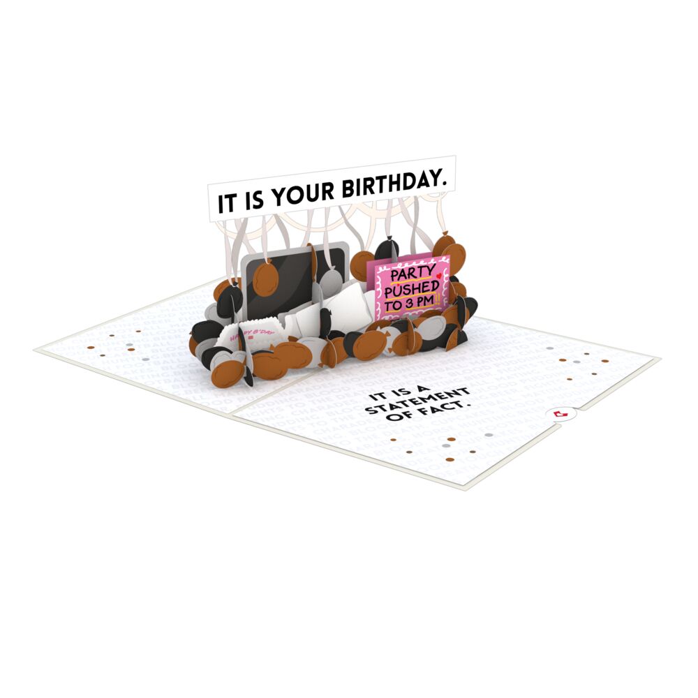The Office It is Your Birthday Pop-Up Card