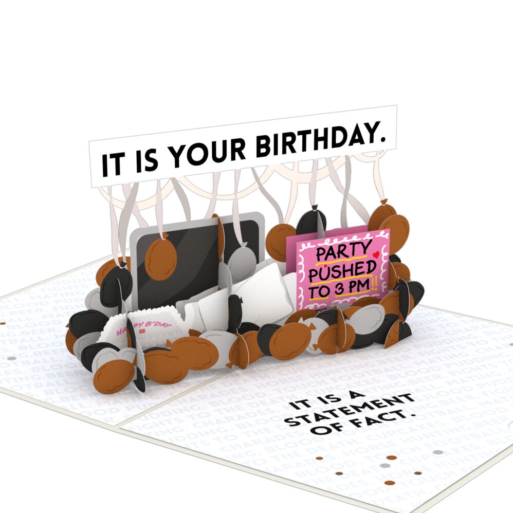 The Office It is Your Birthday Pop-Up Card