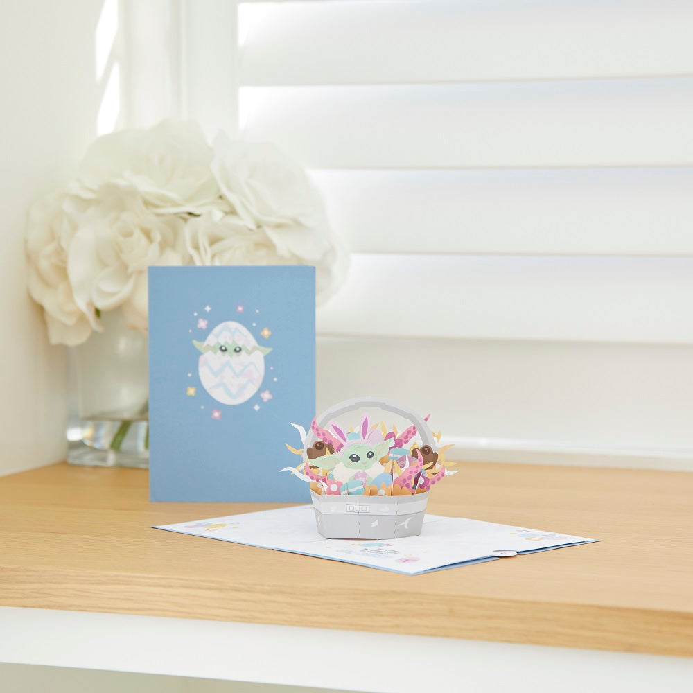 Star Wars™ The Mandalorian™ Best Easter in the Gal-eggsy Pop-Up Card