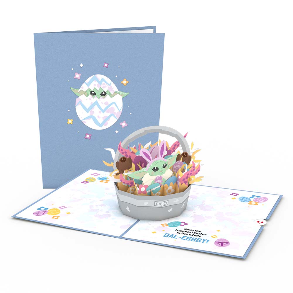 Star Wars™ The Mandalorian™ Best Easter in the Gal-eggsy Pop-Up Card