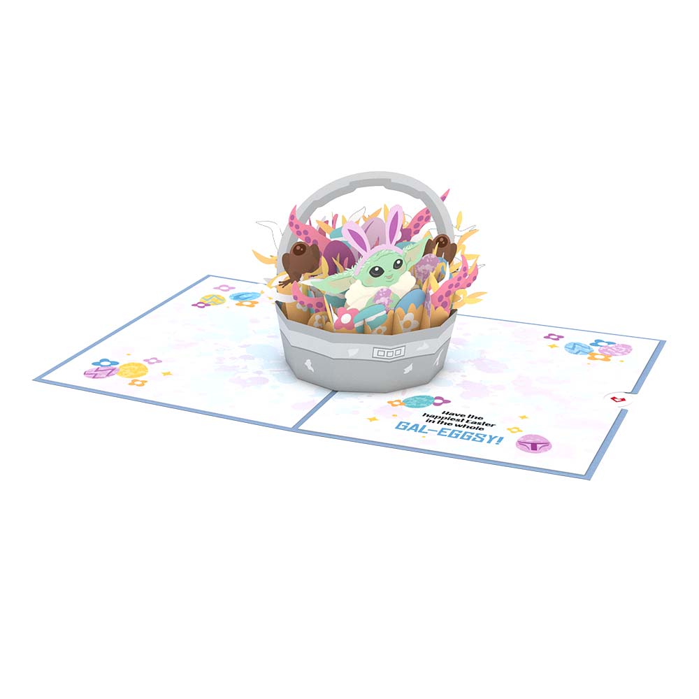 Star Wars™ The Mandalorian™ Best Easter in the Gal-eggsy Pop-Up Card