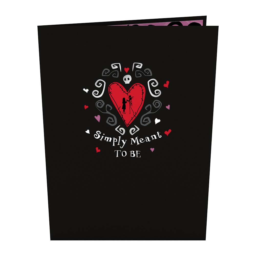 Disney Tim Burton's The Nightmare Before Christmas Simply Meant to Be Pop-Up Card