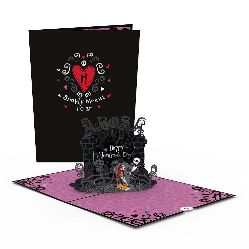 Disney Tim Burton's The Nightmare Before Christmas Simply Meant to Be Pop-Up Card