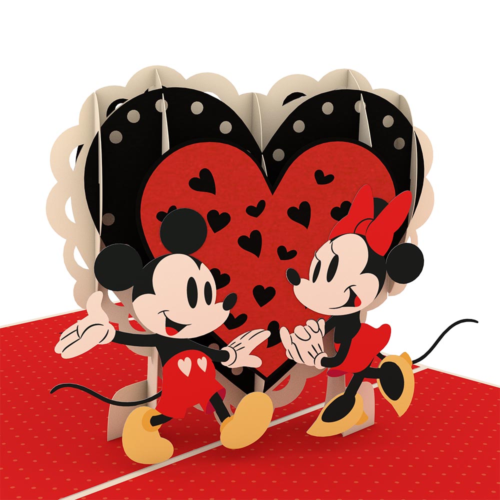 Disney's Mickey & Minnie Everything is Better with You Pop-Up Card