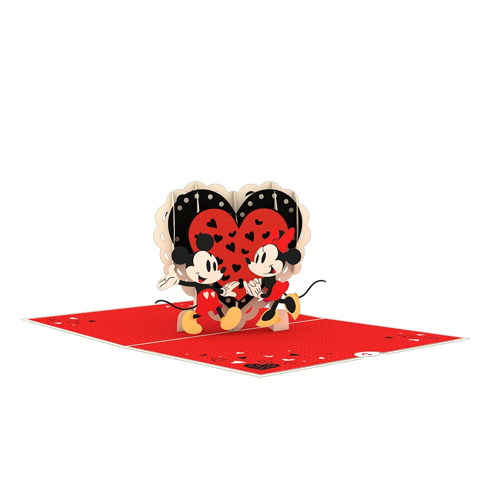 Disney's Mickey & Minnie Everything is Better with You Pop-Up Card