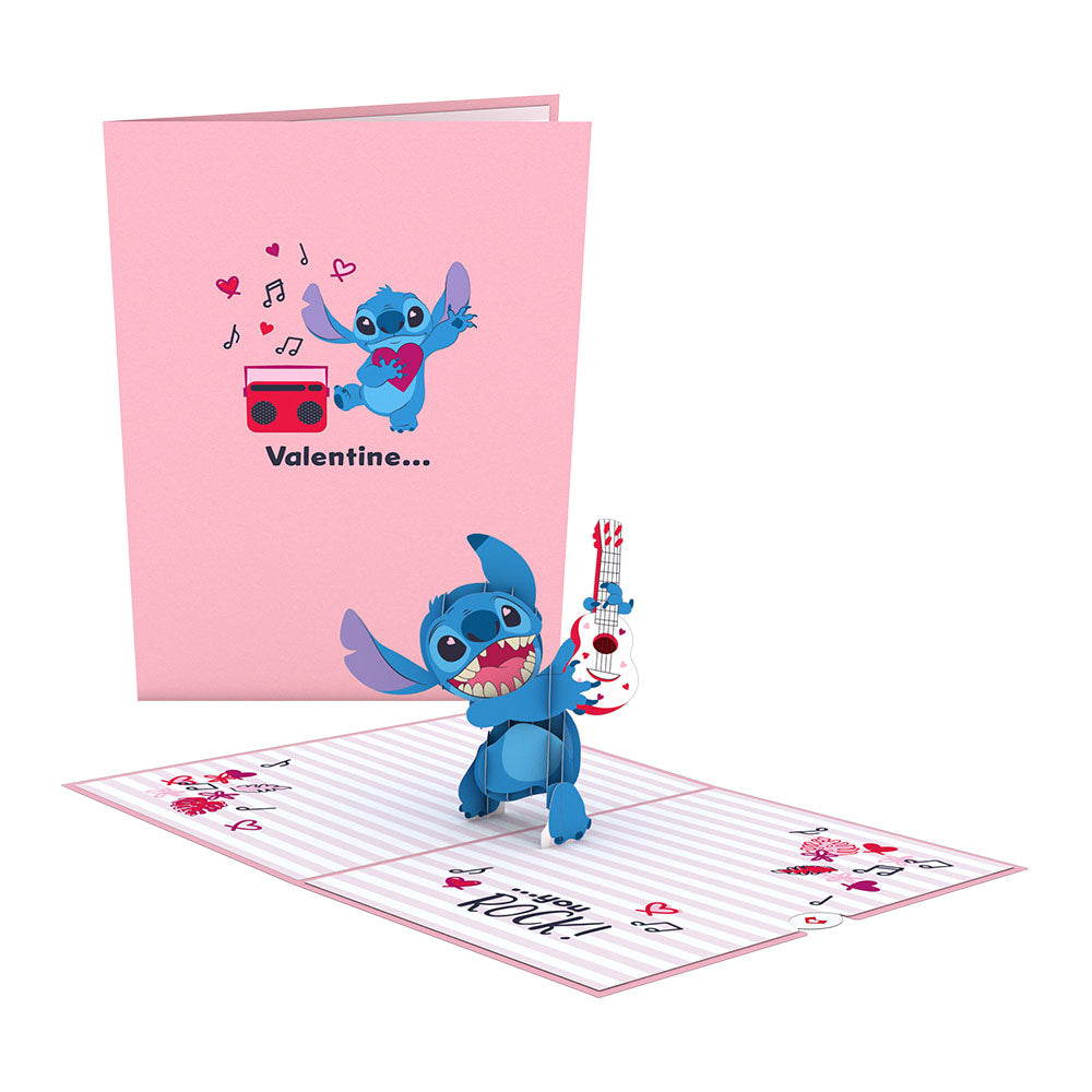 Disney's Stitch Rockin' Valentine Pop-Up Card – Lovepop
