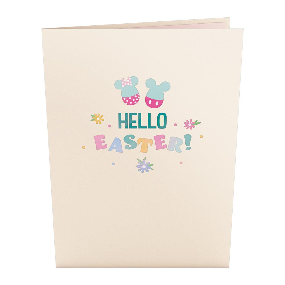 Disney's Mickey & Minnie Hello Easter Pop-Up Card