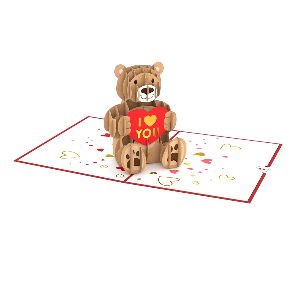 Valentine’s Day Love Bear Pop-Up Card