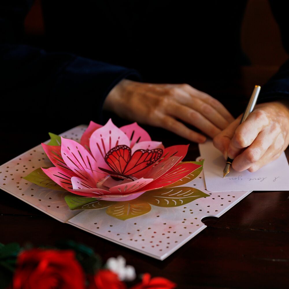 Valentine’s Day Butterfly Pop-Up Card