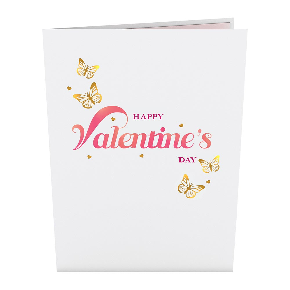 Valentine’s Day Butterfly Pop-Up Card