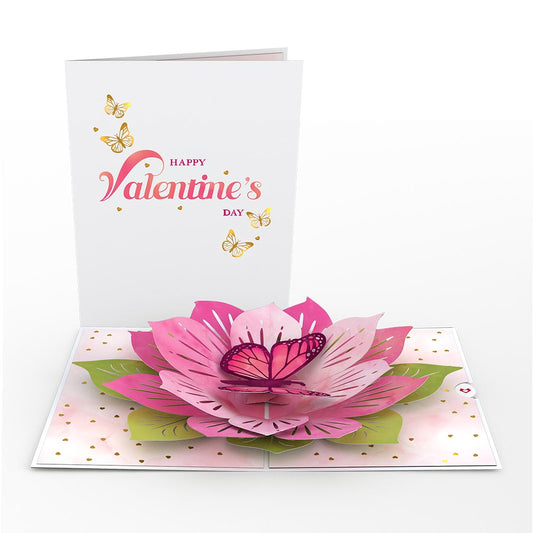 Butterfly Valentine’s Day Pop-Up Card
