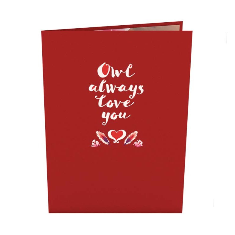 Love Owls Pop-Up Card