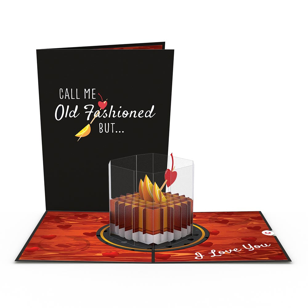 Old Fashioned Love Pop-Up Card