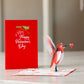 Valentine’s Day Hummingbird Pop-Up Card