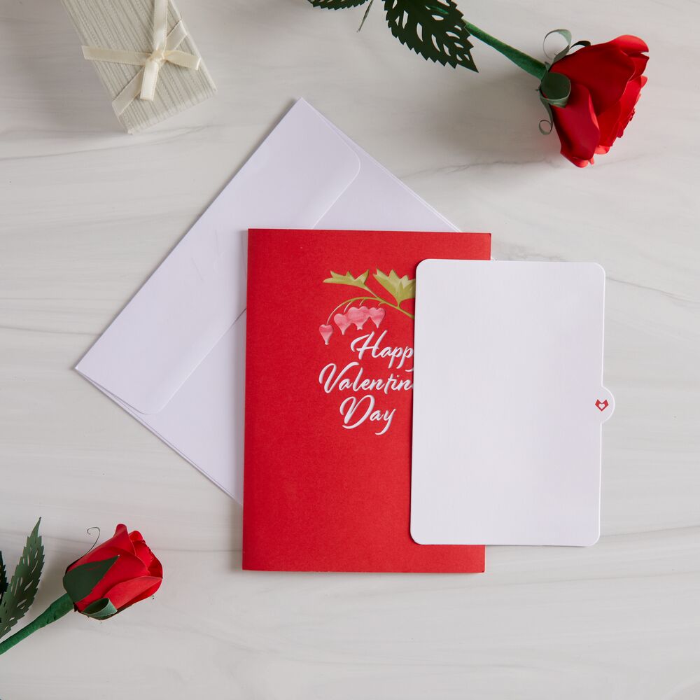 Valentine’s Day Hummingbird Pop-Up Card