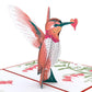 Valentine’s Day Hummingbird Pop-Up Card