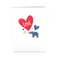 Love Elephants Pop-Up Card