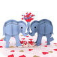 Love Elephants Pop-Up Card