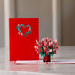 Love Tulips Pop-Up Card