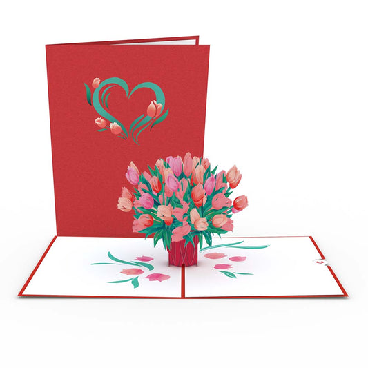 Love Tulips Pop-Up Card