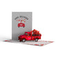 Giant Love Delivery Truck Pop-Up Card