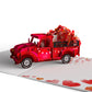Giant Love Delivery Truck Pop-Up Card