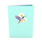 Daisy Patch Hummingbirds Pop-Up Card