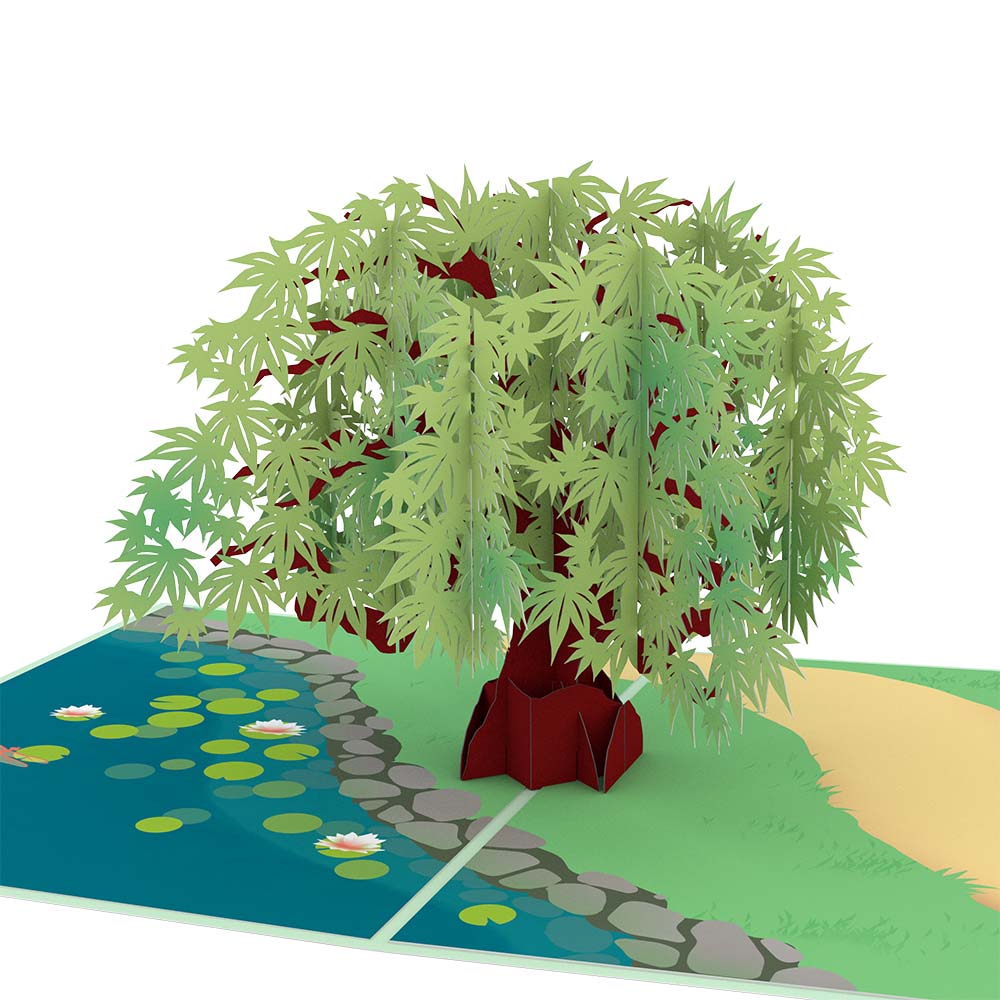 Green Maple Tree Pop-Up Card – Lovepop