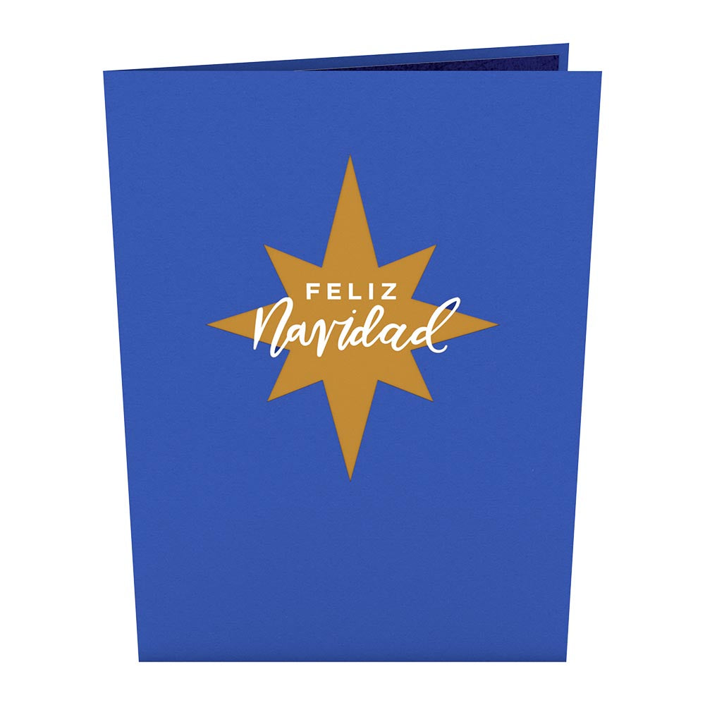 Feliz Navidad Nativity Pop-Up Card