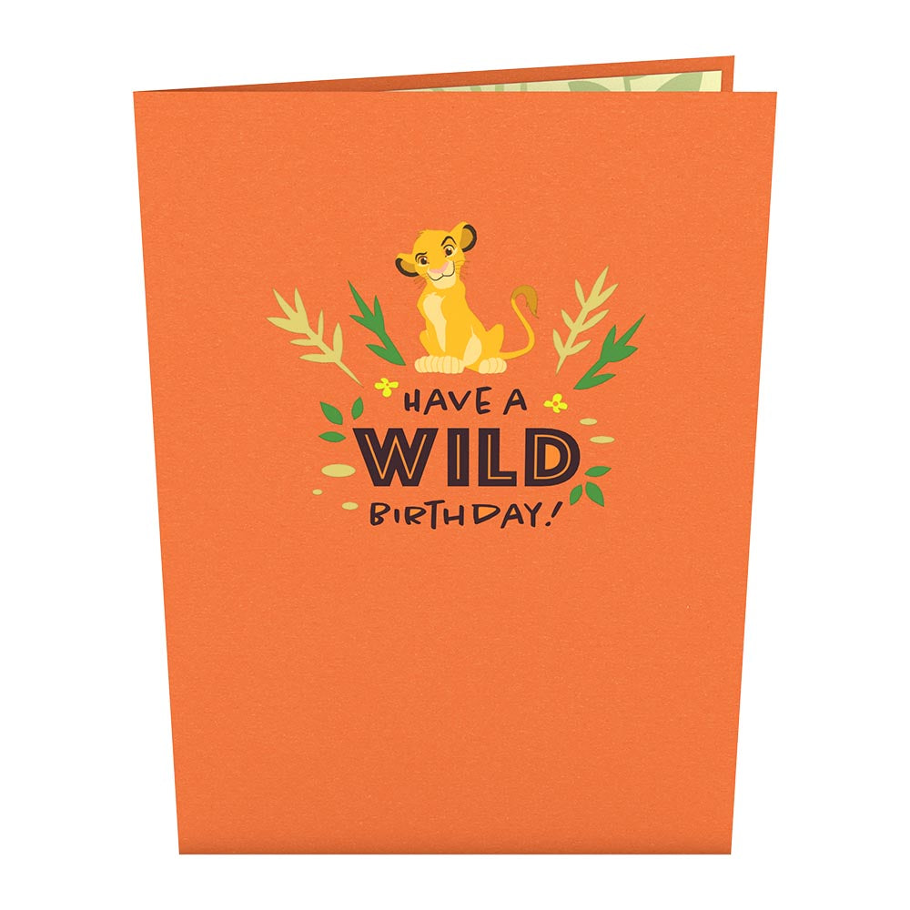 Disney's The Lion King Wild Birthday Pop-Up Card