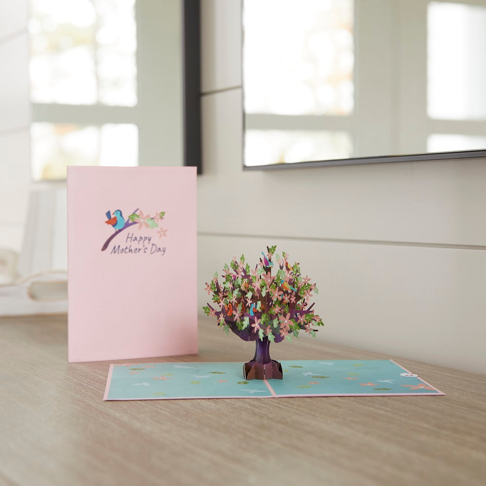 Mother's Day Bird Tree Pop-Up Card