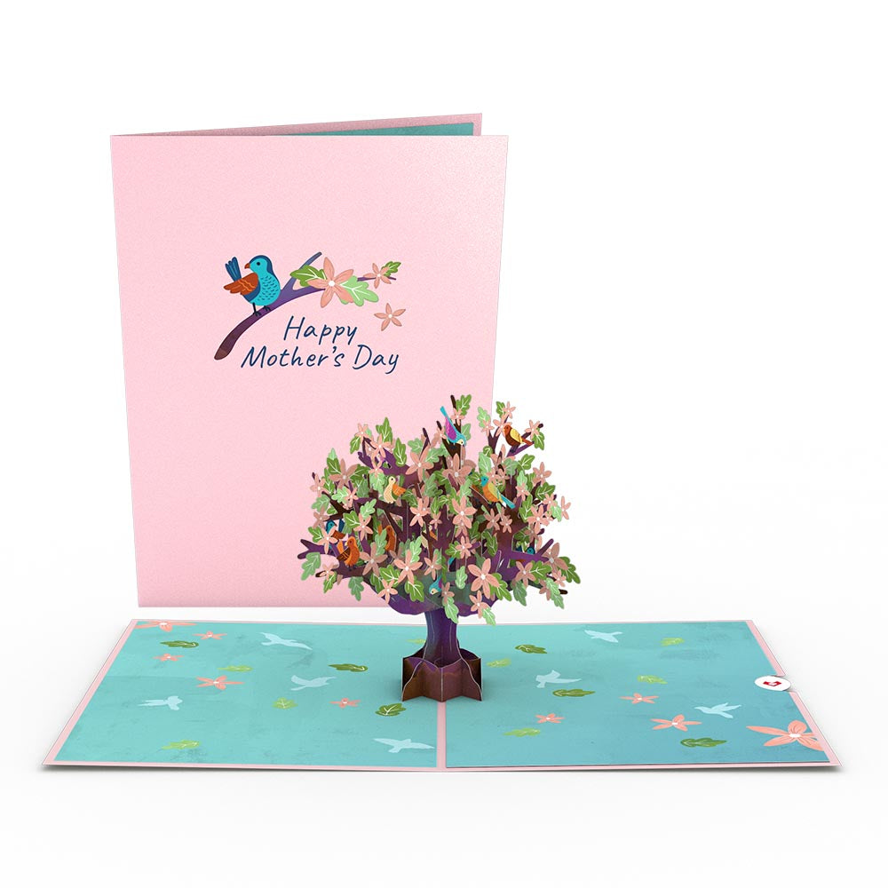 Mother's Day Bird Tree Pop-Up Card