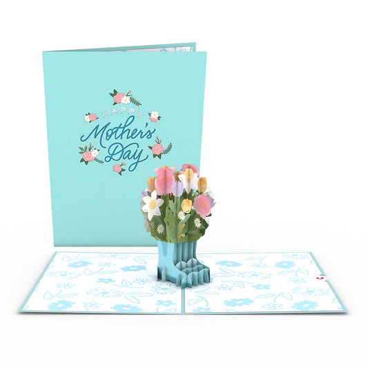 Mother’s Day Gardening Boots Pop-Up Card