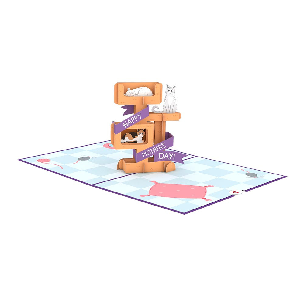 Purrfect Mom Mother's Day Cat Pop-Up Card
