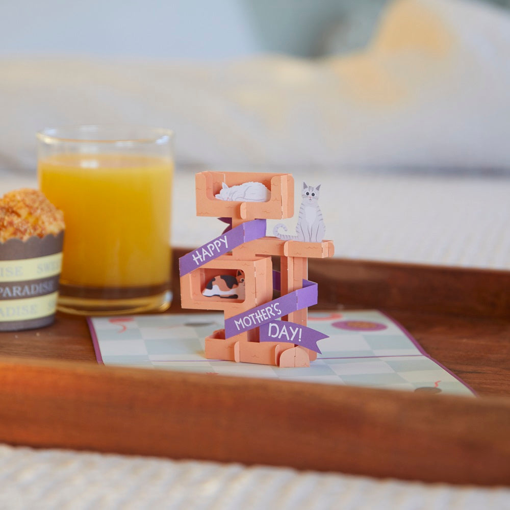 Purrfect Mom Pop-Up Mother's Day Cat Card
