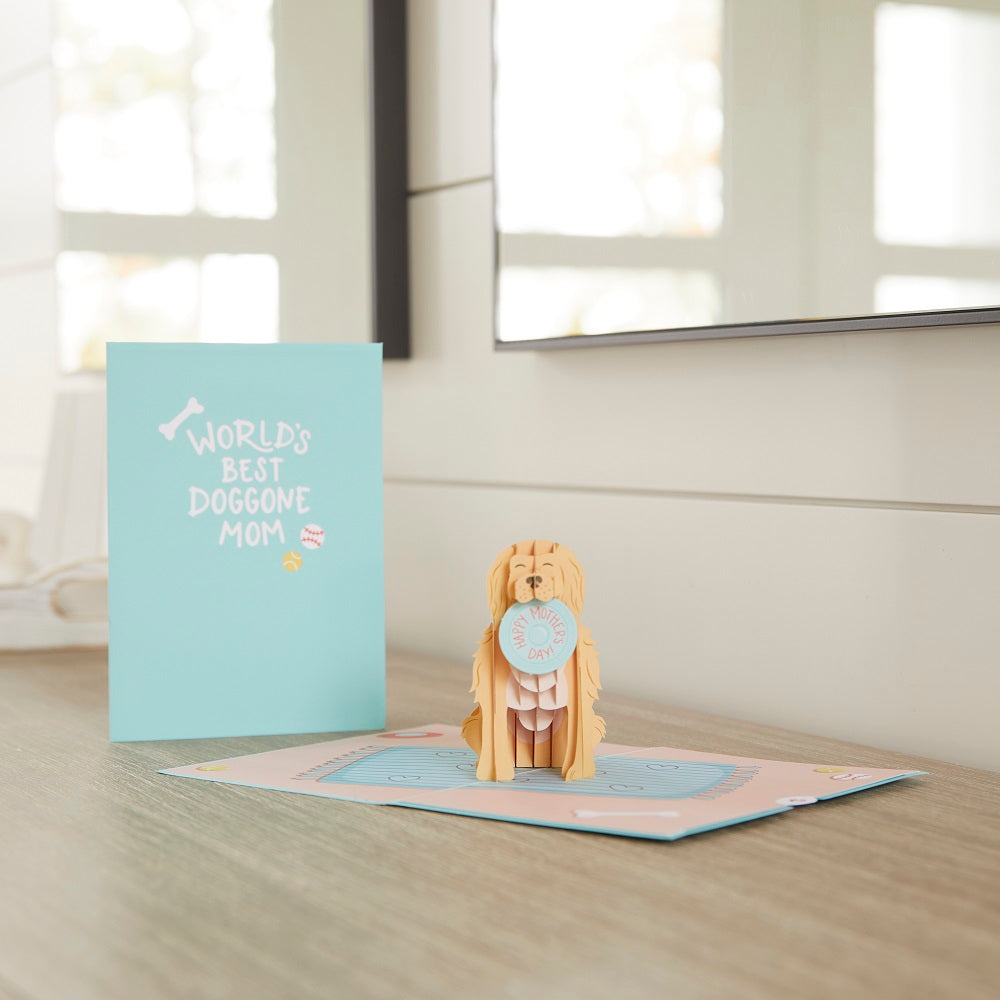 Best Doggone Mom Pop-Up Card