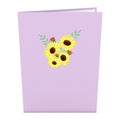 Sunflower Watering Can Pop-Up Card