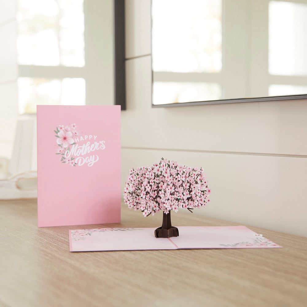 Cherry Blossom Mother's Day Pop-Up Card