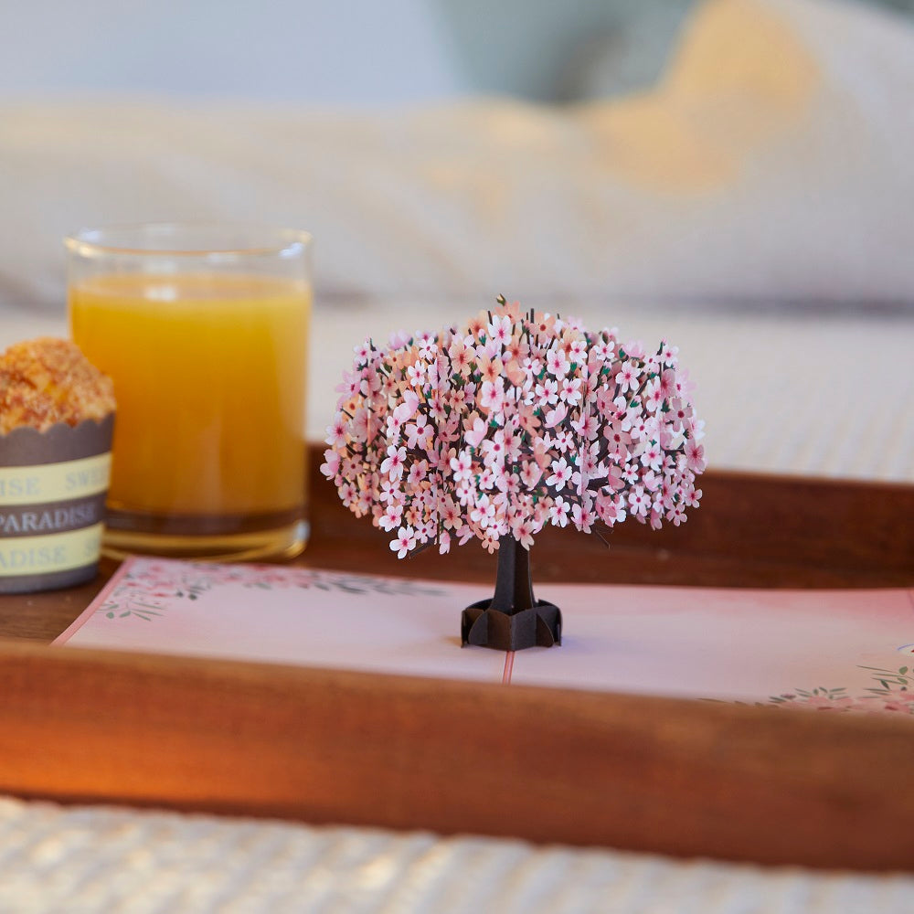 Cherry Blossom Mother's Day Pop-Up Card