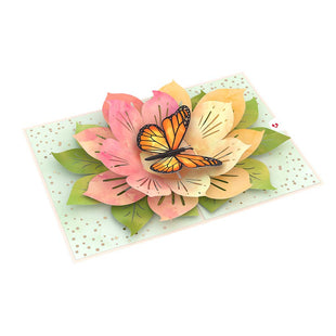 Monarch Butterfly Bloom Pop-Up Card greeting card -  Lovepop