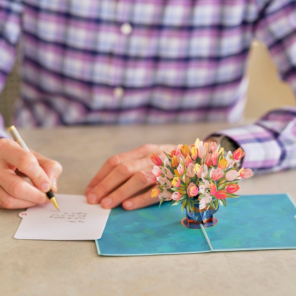 Mother's Day Tulips Pop-Up Card