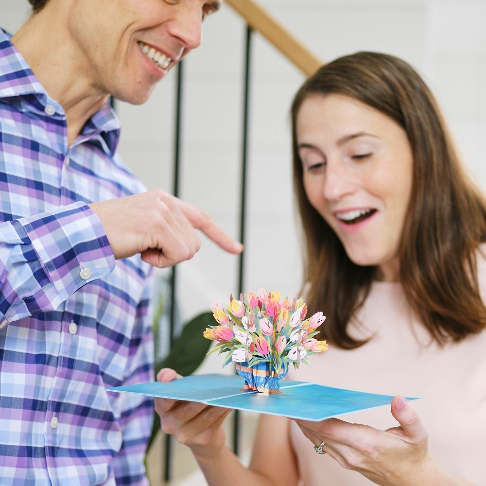 Mother's Day Tulips Pop-Up Card