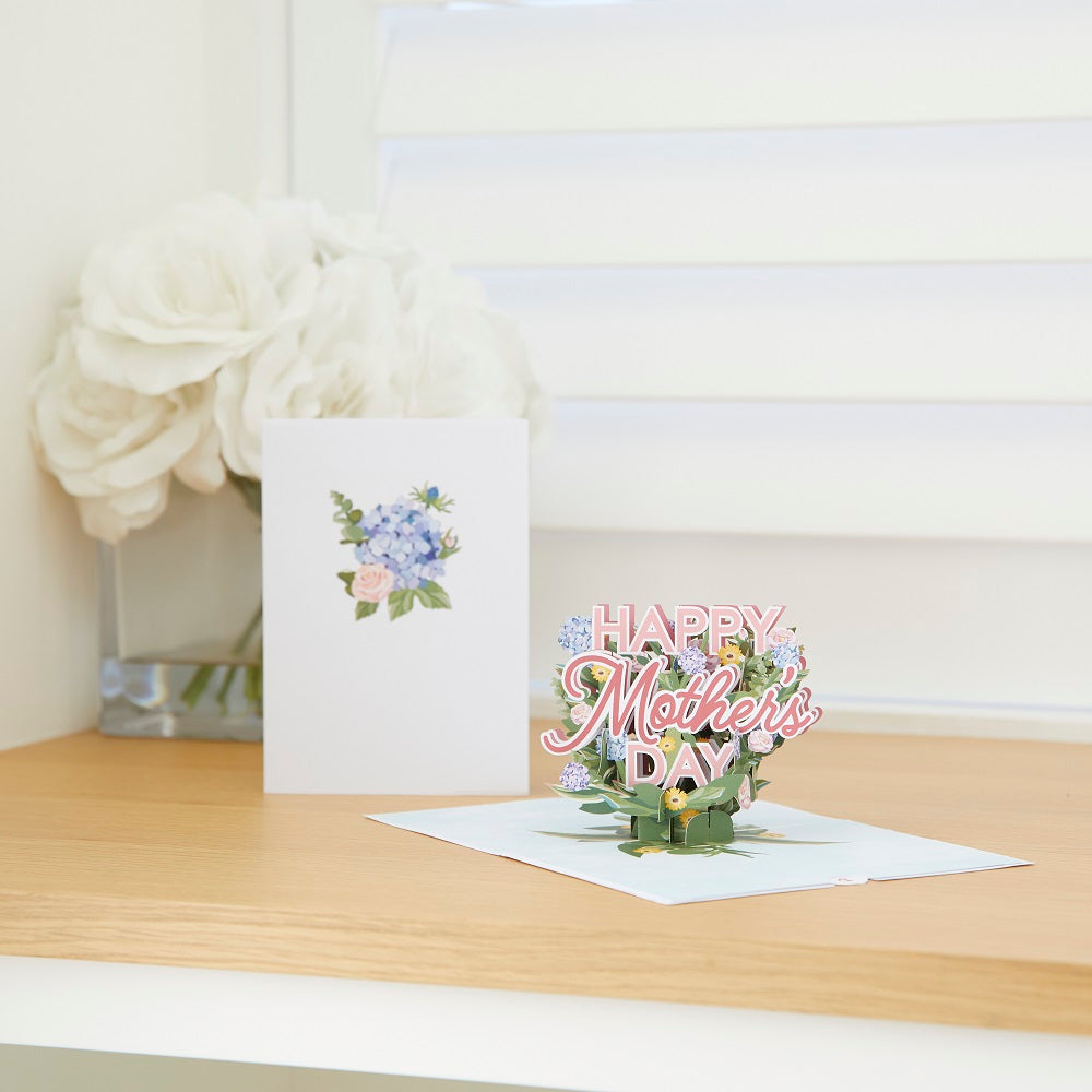 Happy Mother's Day Hydrangeas Pop-Up Card