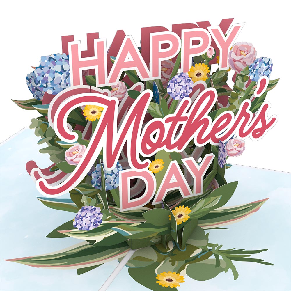 Happy Mother's Day Hydrangeas Pop-Up Card